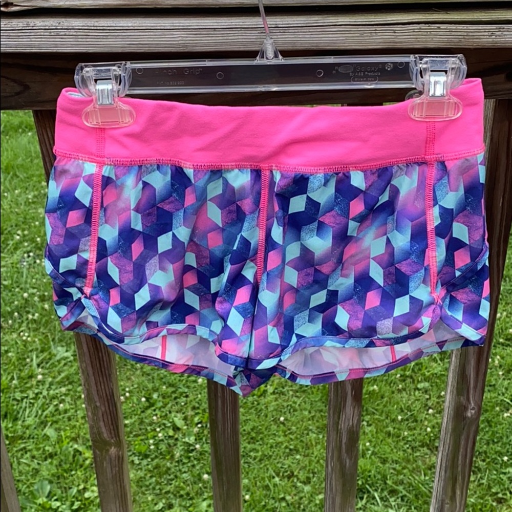 Geometric Colorful Ivivva Athletic Shorts